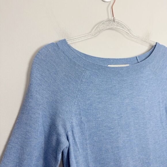 LOFT | Light Blue Lightweight Wide Neck Sweater Women’s Size Small - Picture 2 of 9